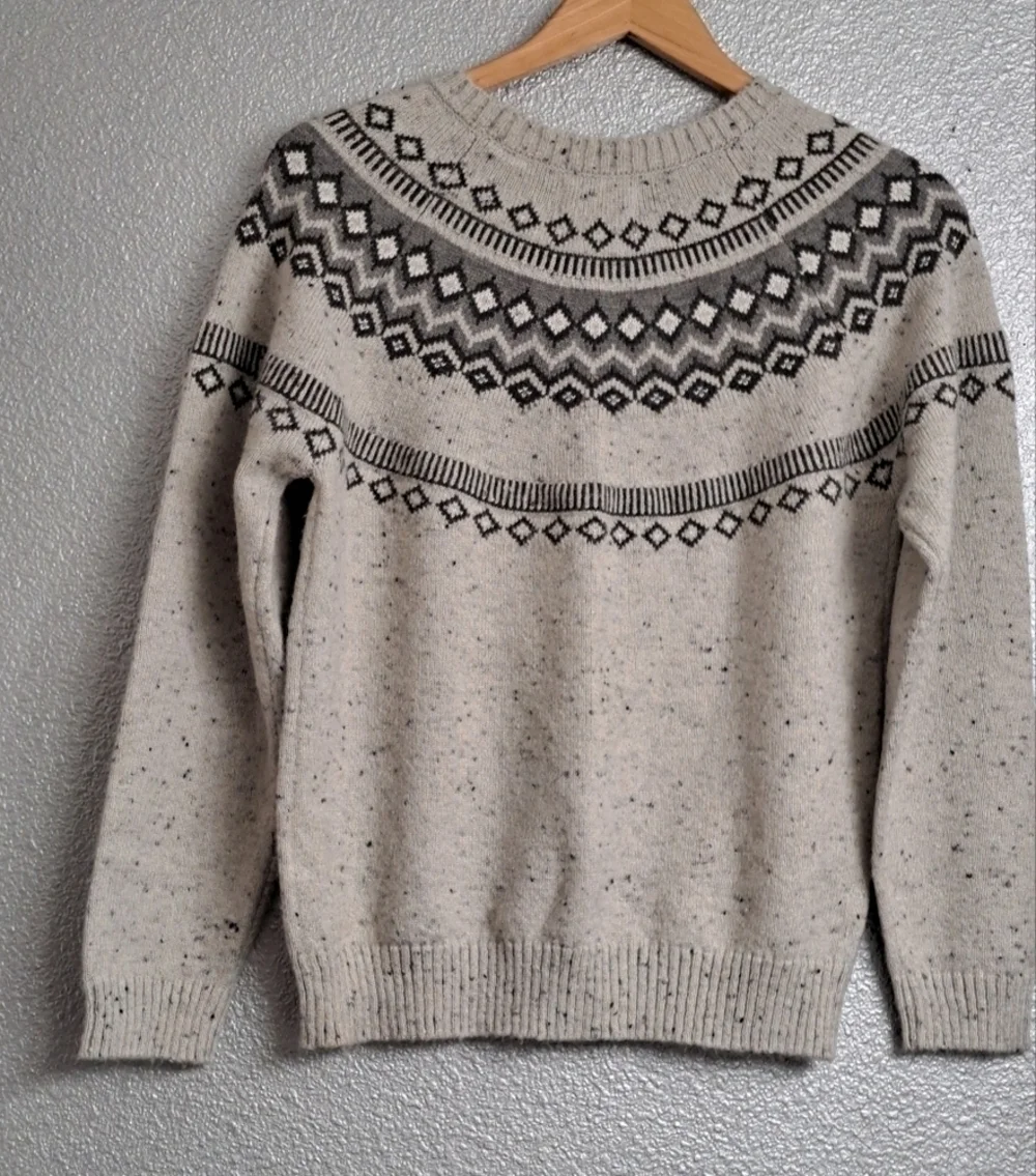 Weatherproof Fair Isle Men's Sweater   Size M